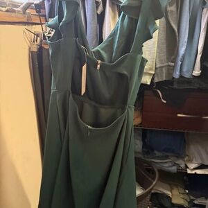 Elegant Green Dress/Spring Dress